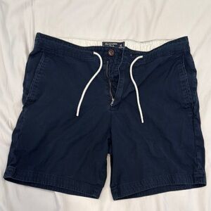 Abercrombie & Fitch Men’s Navy Blue Shorts